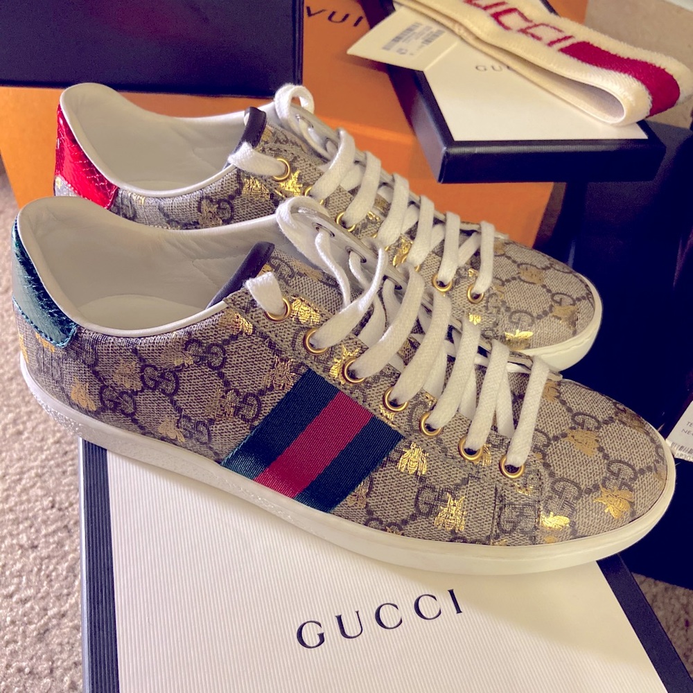 Women's Ace GG Supreme sneaker with bees
